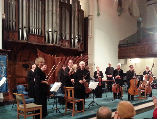 Taunton Sinfonietta in the Temple Methodist Church, Taunton