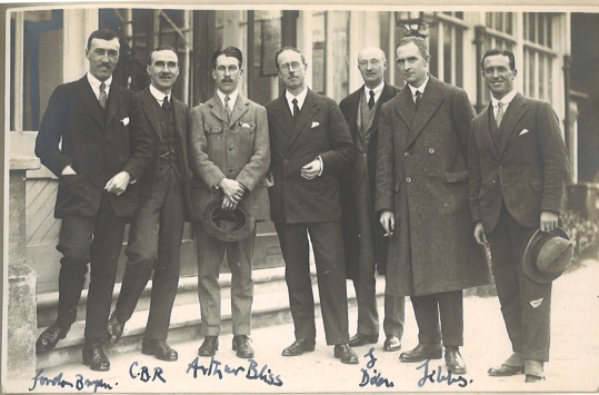 Cyril Rootham and other musicians in Cambridge about 1925
