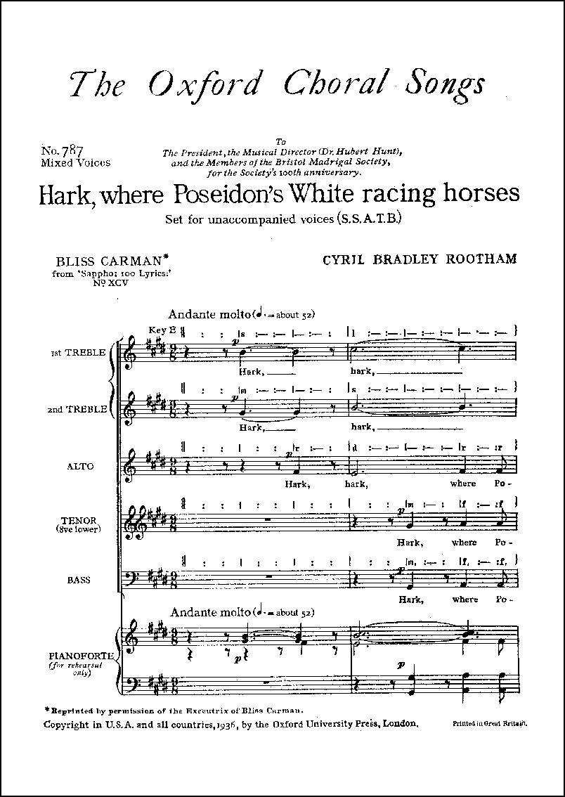 Hark where Poseidon's White Racing Horses