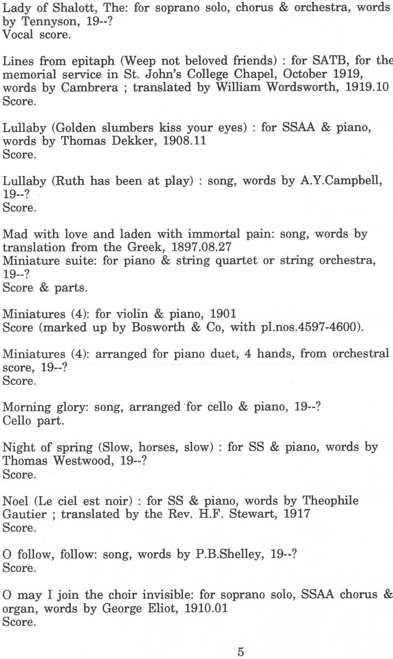 List of CBR manuscripts in Cambridge University Library