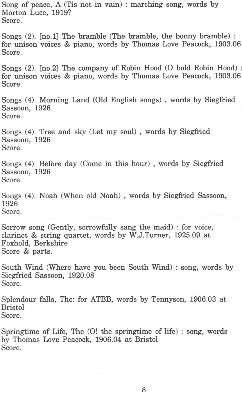 Catalogue of CBR manuscripts in Cambridge University Library