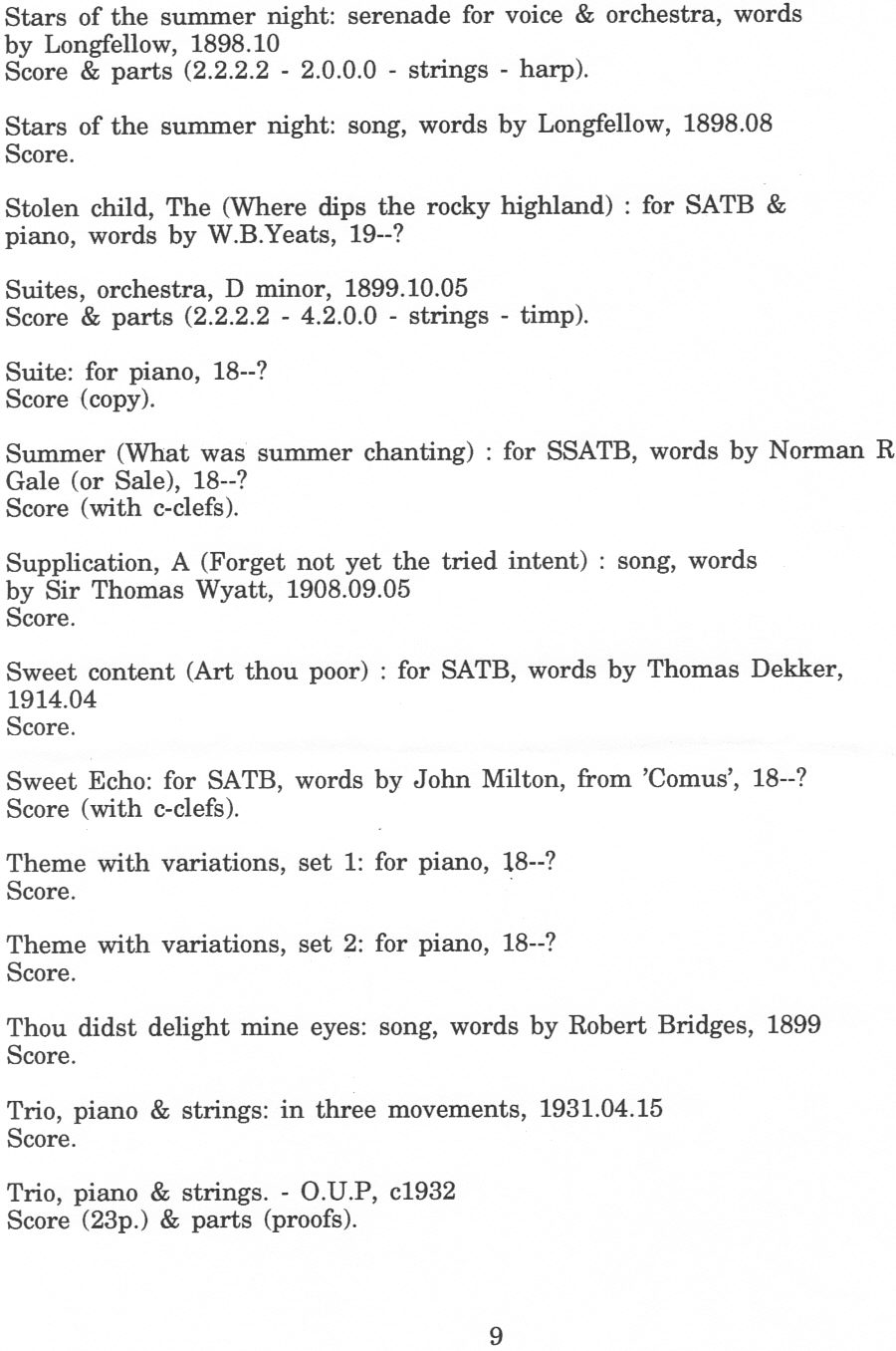 Catalogue of CBR manuscripts in Cambridge University Library