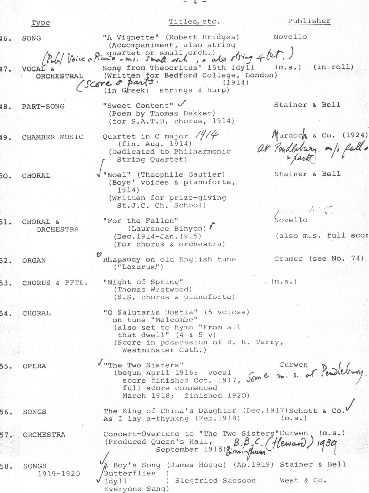 List of CBR works from JStJR