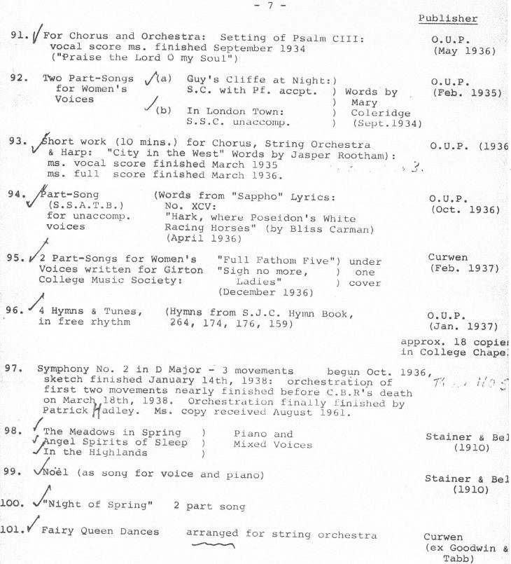 List of CBR works from JStJR